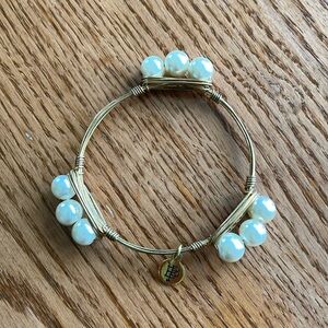 Bourbon and Bowties Pearl Bangle